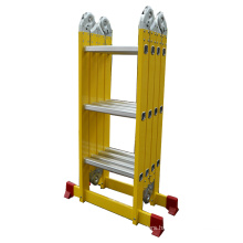 Aluminium multi purpose ladder 8 foot ladder 4*3 with small hinges